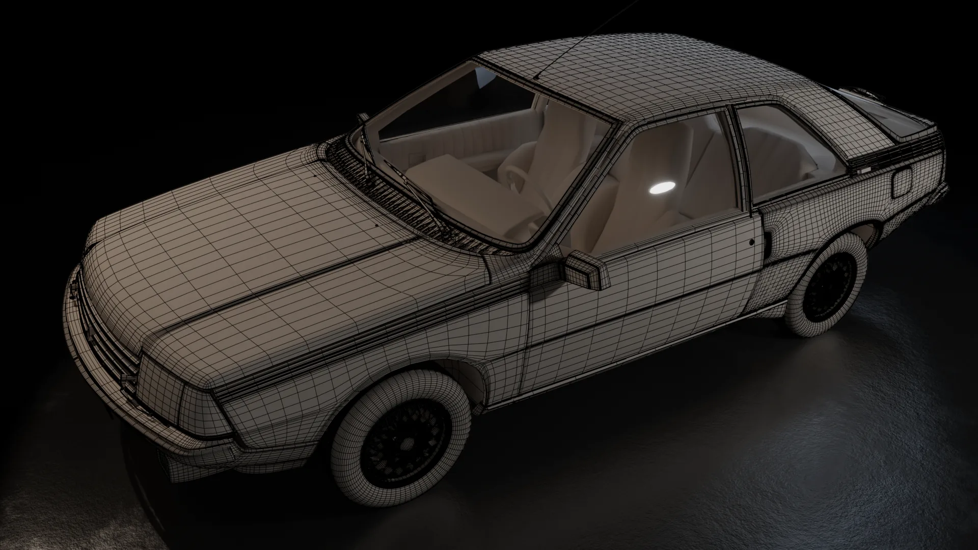 Renault Fuego — maillage