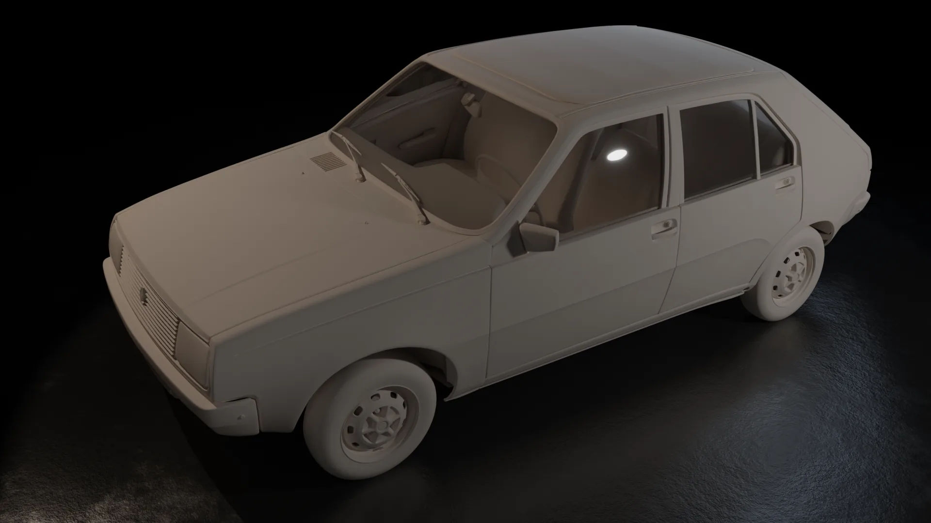 Renault 14 — modèle retopologisé