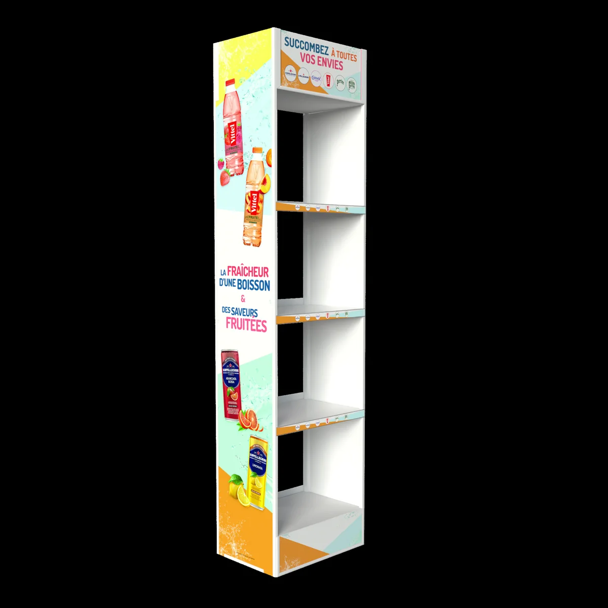 Display métal multi-produits